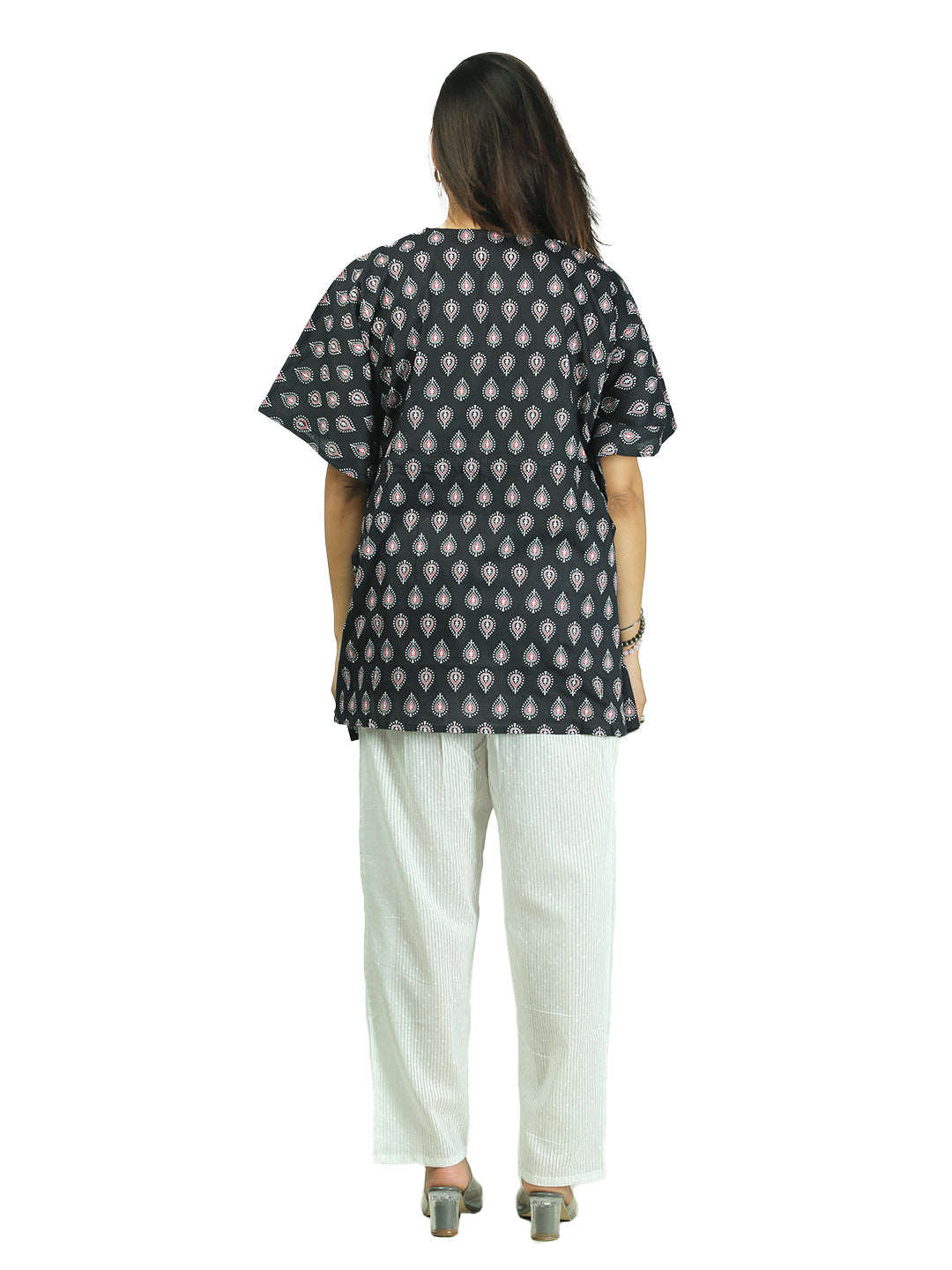Scarlet Shadows Kaftan Pant Set