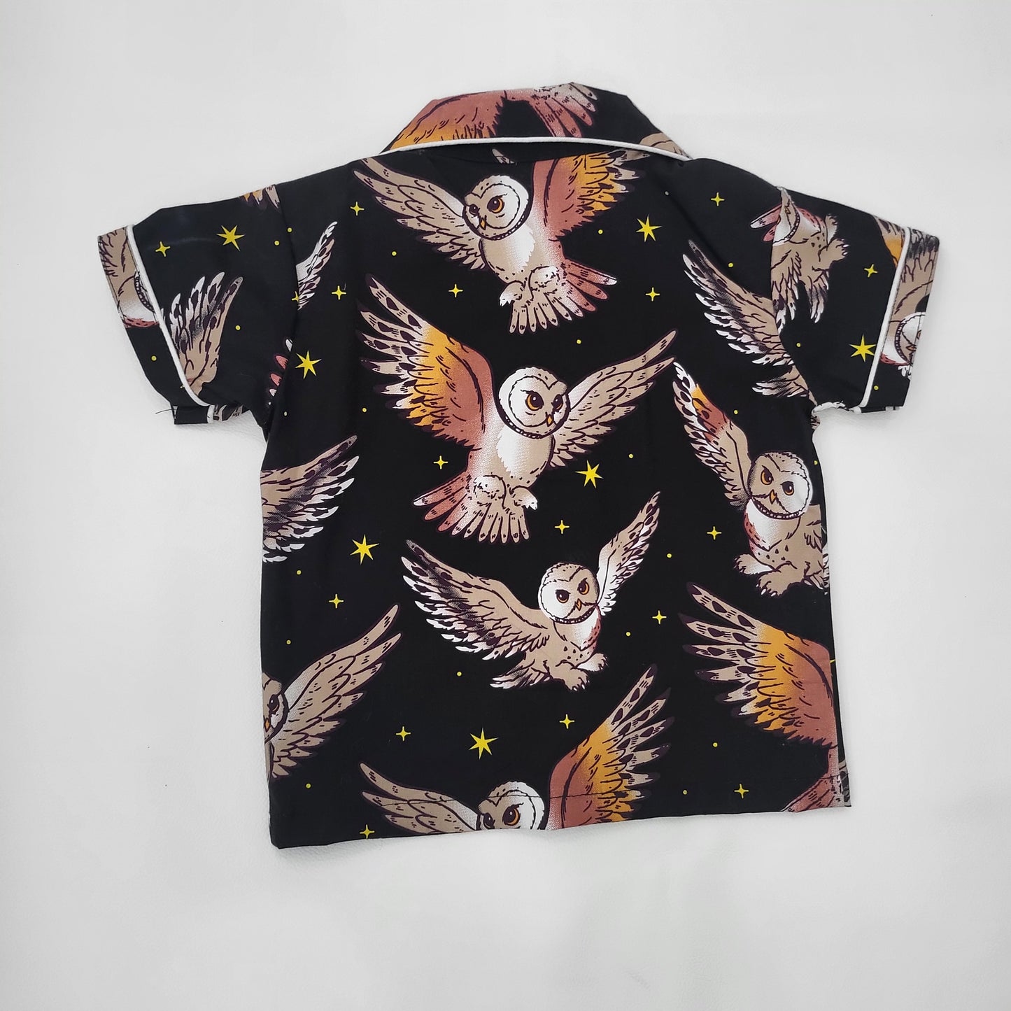owl themednight suit set for girls