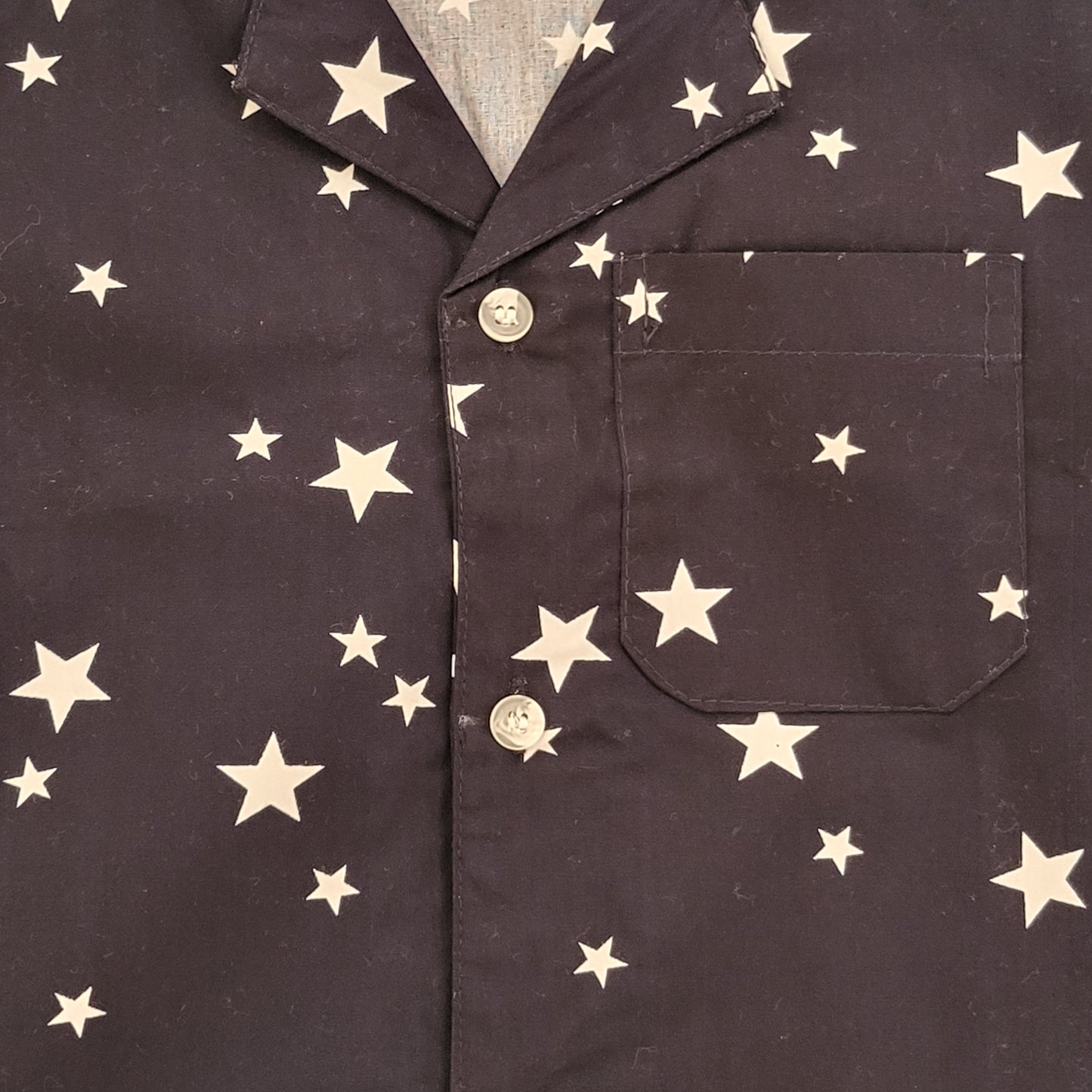 unisex shorts night suit blue star