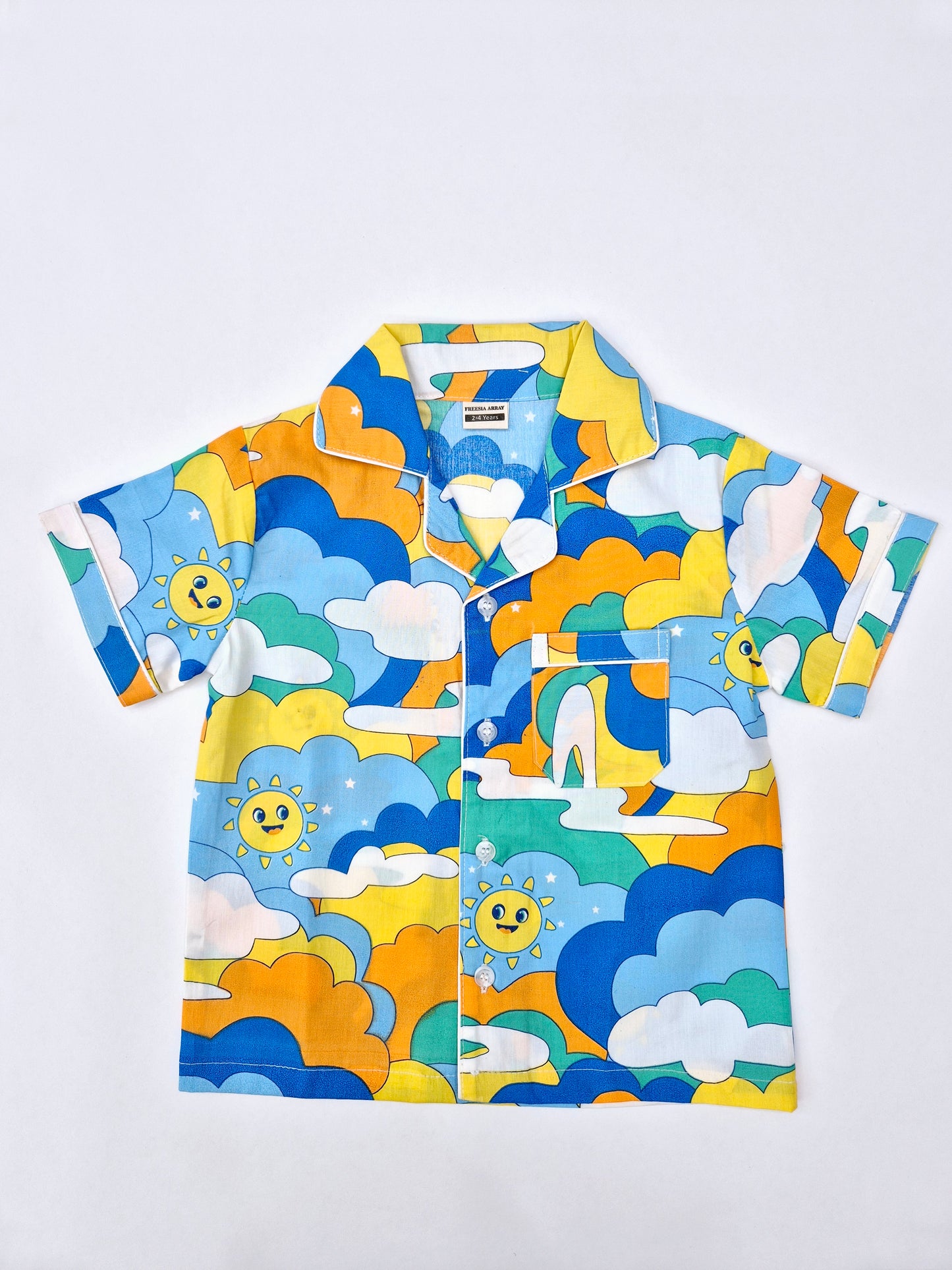 Cloud Hopper Unisex Cotton Night Suit Set