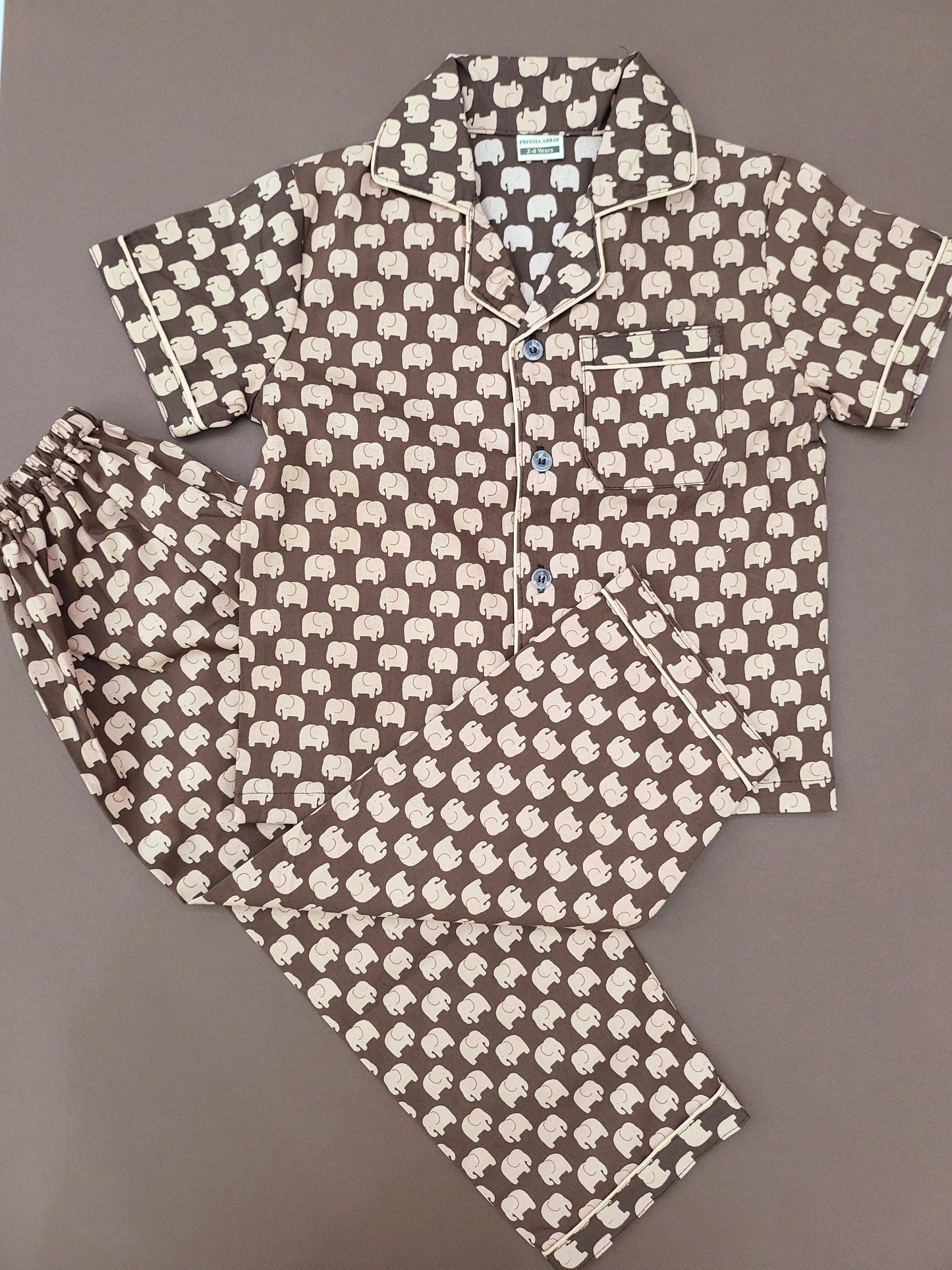 Jumbo Nights Unisex Cotton Night Suit Set