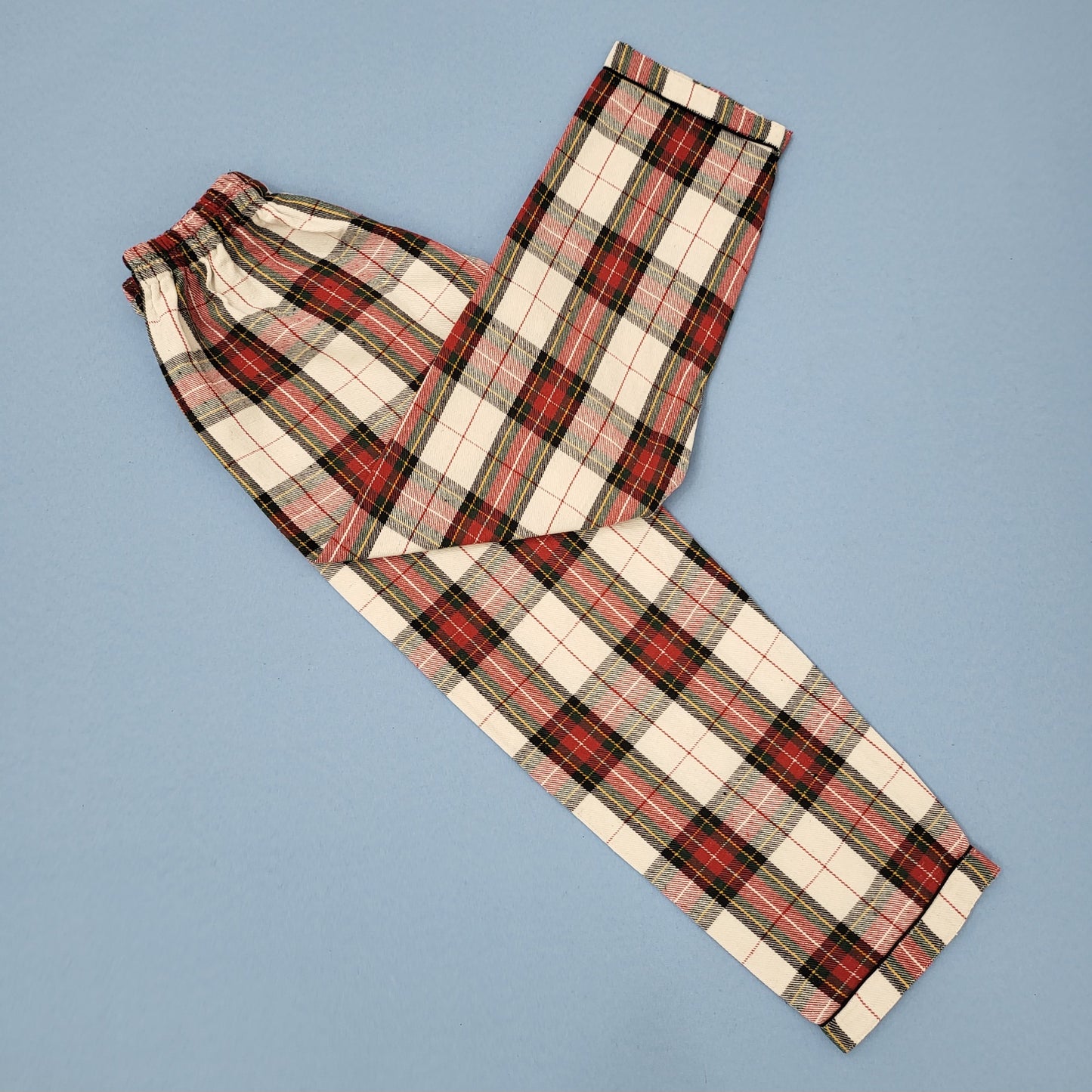 Red and Black Checkered Kids Flannel Winter Unisex Nightsuit Set