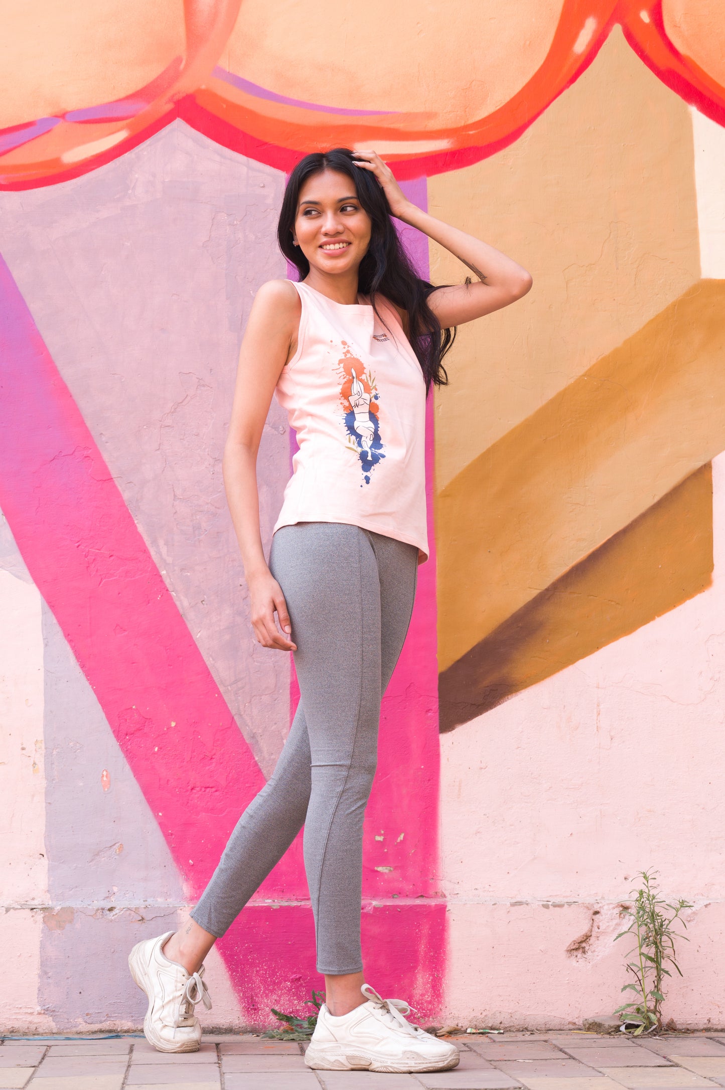 Garuda Sleeveless (peach) by IAMYOG