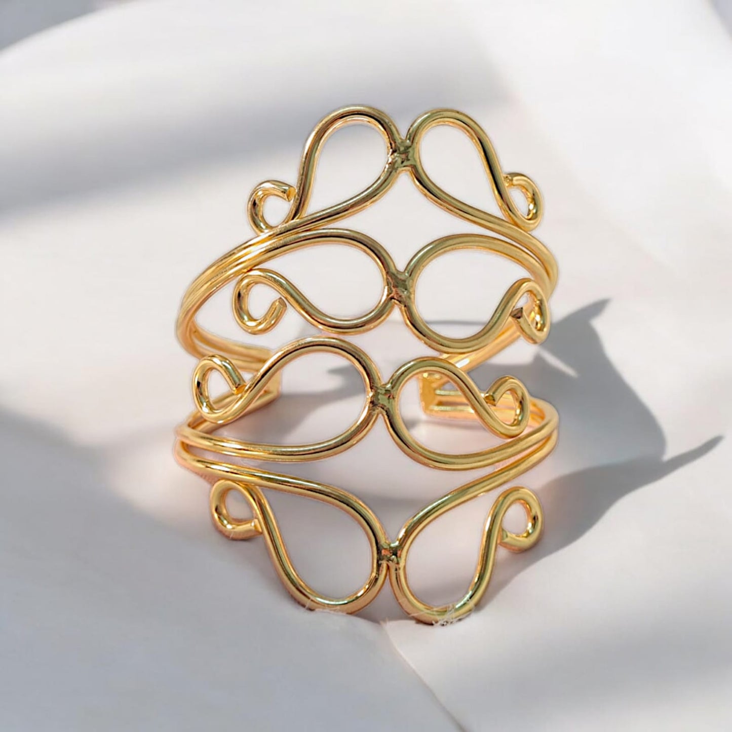 Ambi Brass Cuff bracelet