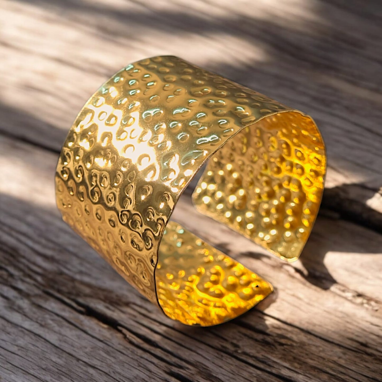 Pokki Brass Cuff Bracelet