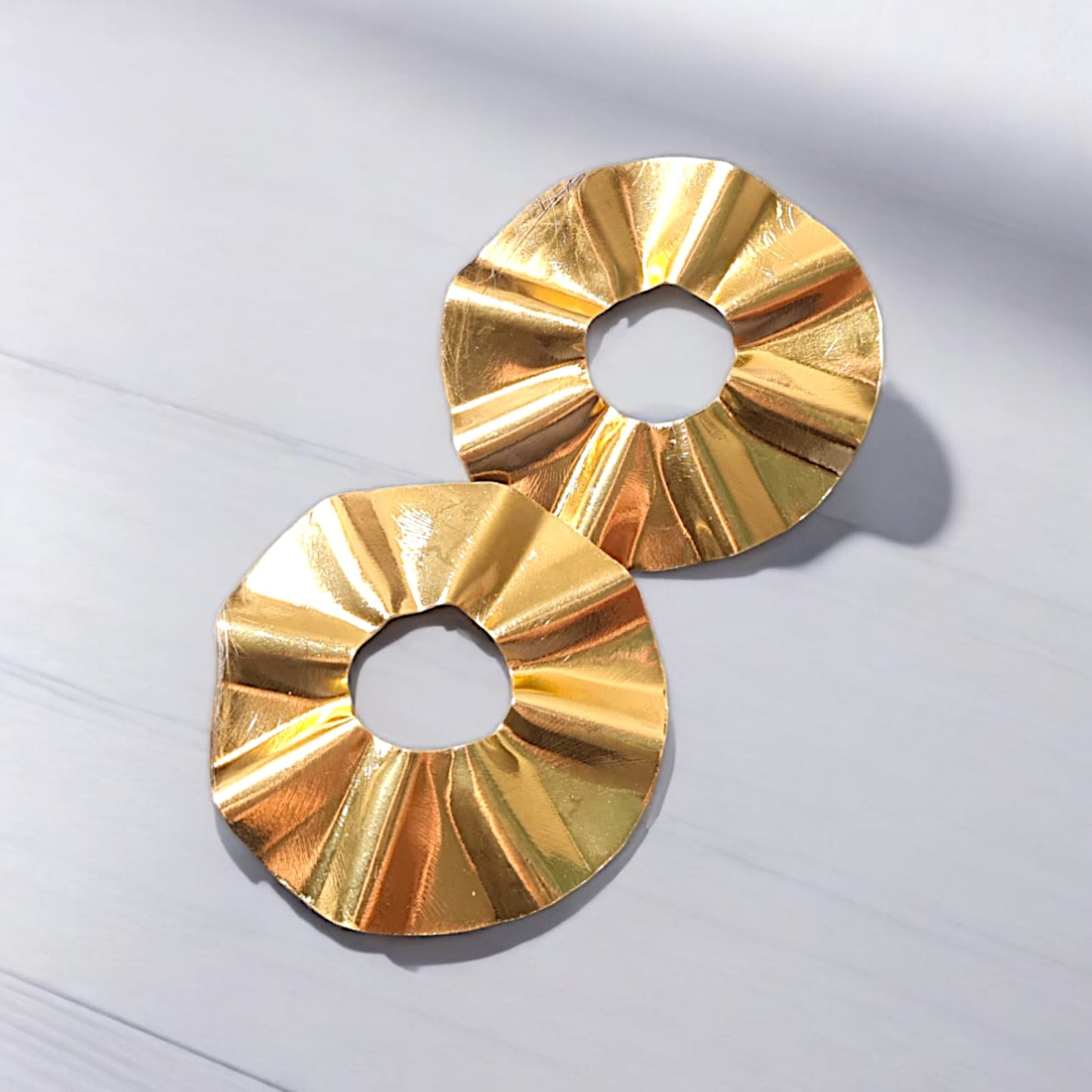 Antique Design Brass Earrings