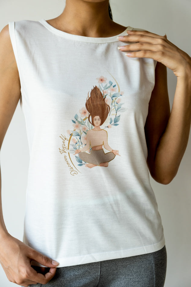 Prana Crossback (White) by IAMYOG