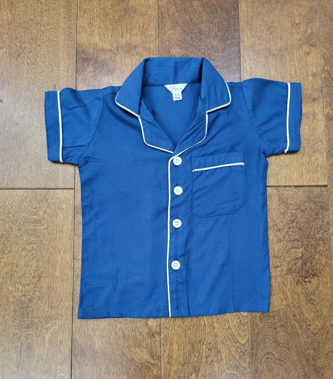 soft organic cotton blue nightwear