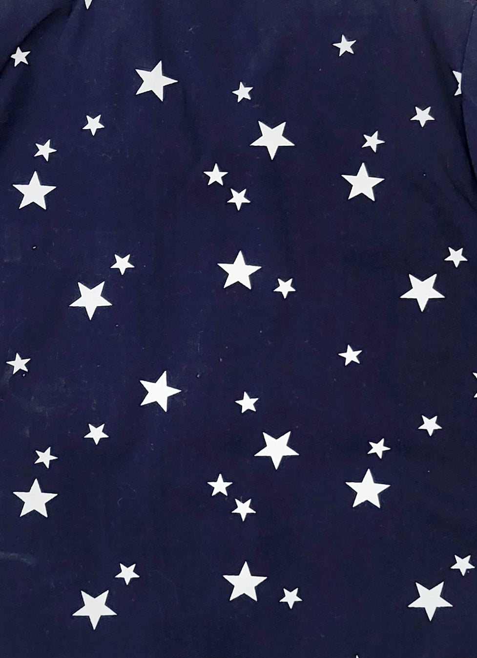 Blue unisex nightsuit with full sleeves, featuring a cartoon character sleeping in the sky with a sheet on, a great way to encourage kids to sleep tight and have sweet dreams