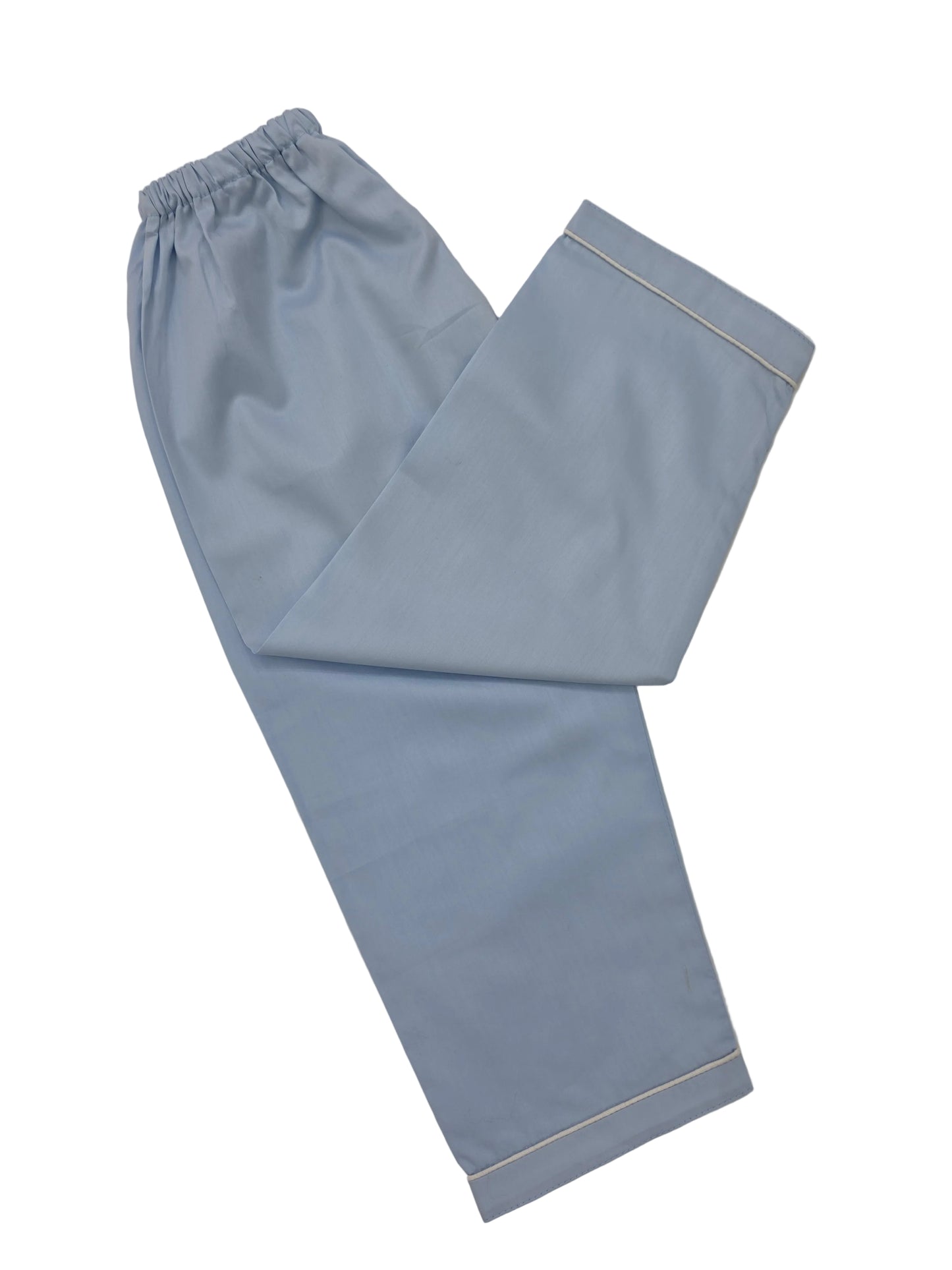 Pure Cotton Classic Sky-Blue Unisex Nightsuit Set