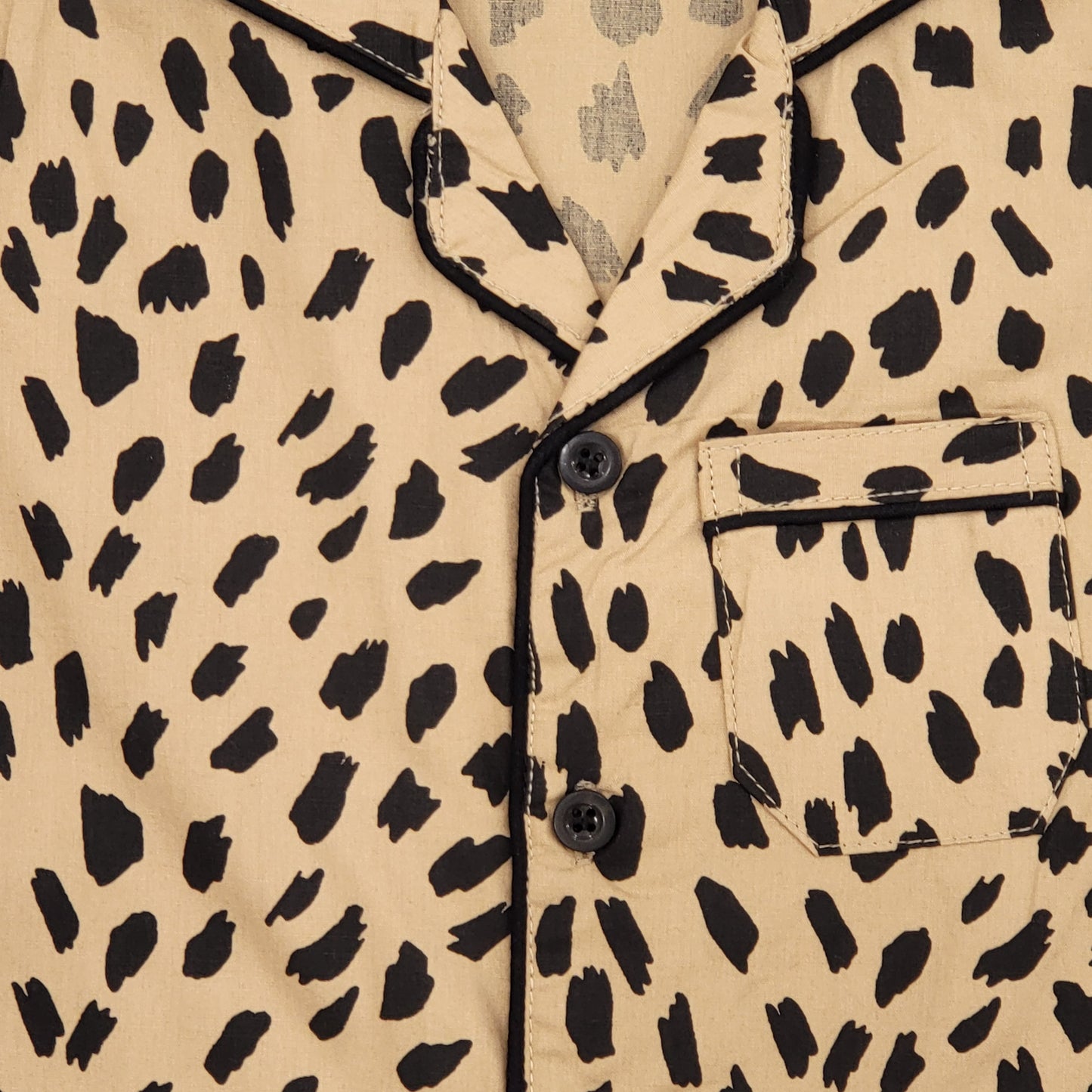 Send Soft Cotton Leopard print Shirt & Pyjama set for teens to India