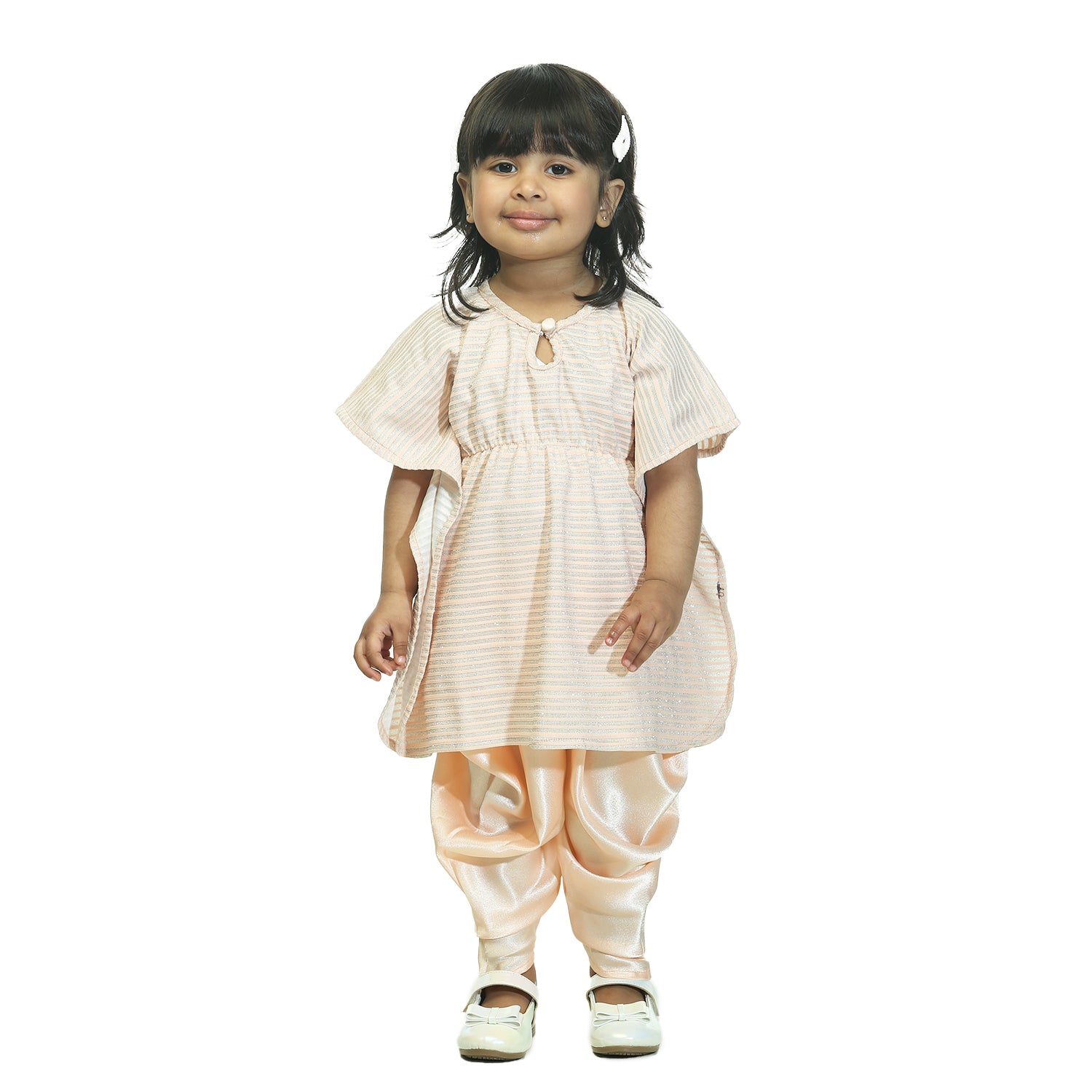 beautiful girls dress in  pink rose gold theme from Freesia Array