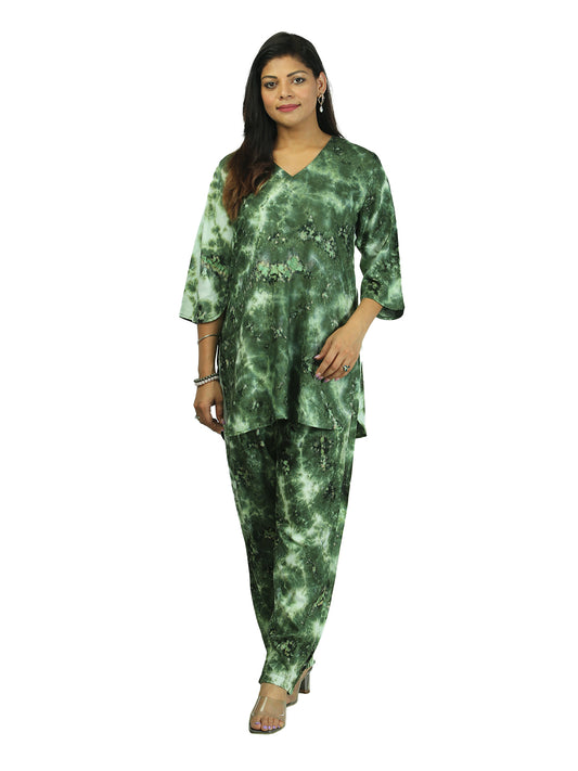 Tye & Dye Loungewear Set for Women in Cotton