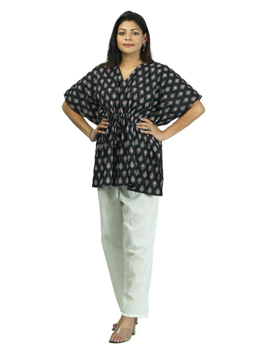 Scarlet Shadows Kaftan Pant Set