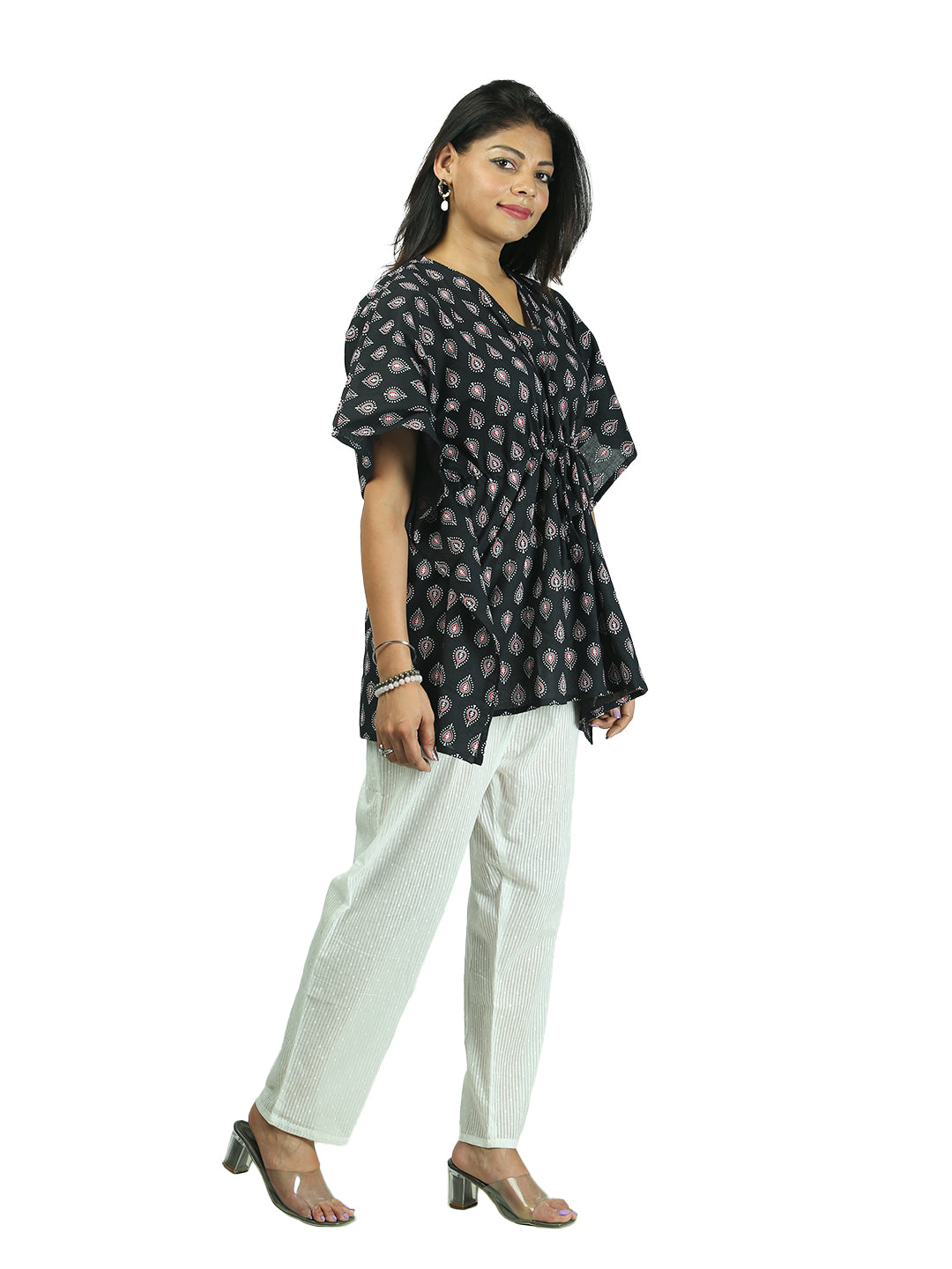 Scarlet Shadows Kaftan Pant Set