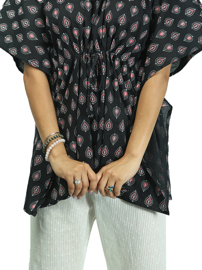 Scarlet Shadows Kaftan Pant Set