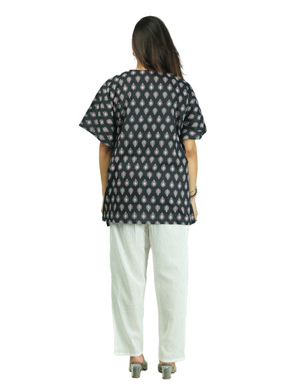 Scarlet Shadows Kaftan Pant Set