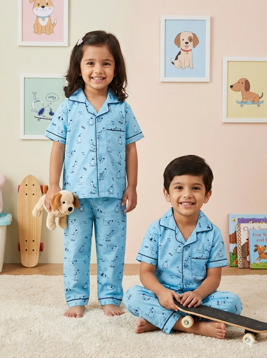 Snoopy Unisex Cotton Night Suit Set