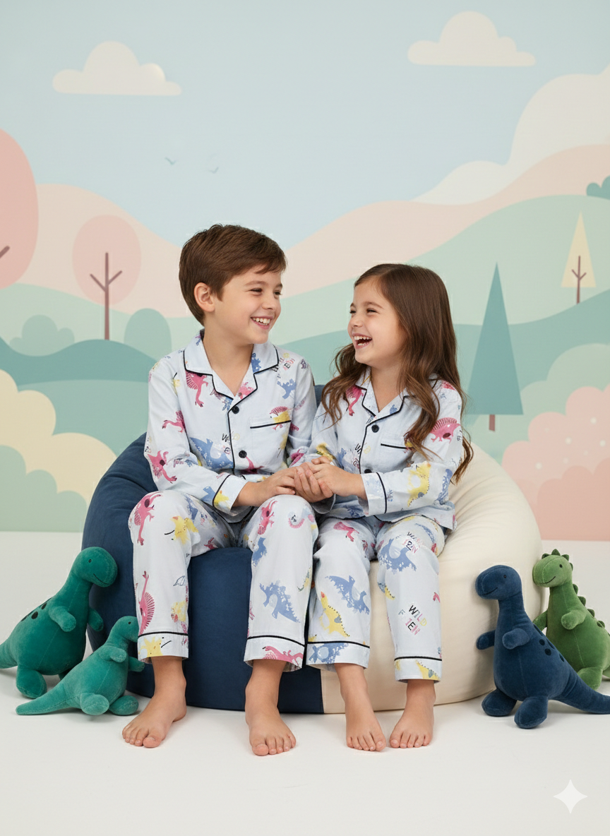 Jurassic Jammies Kids Unisex Nightsuit Set