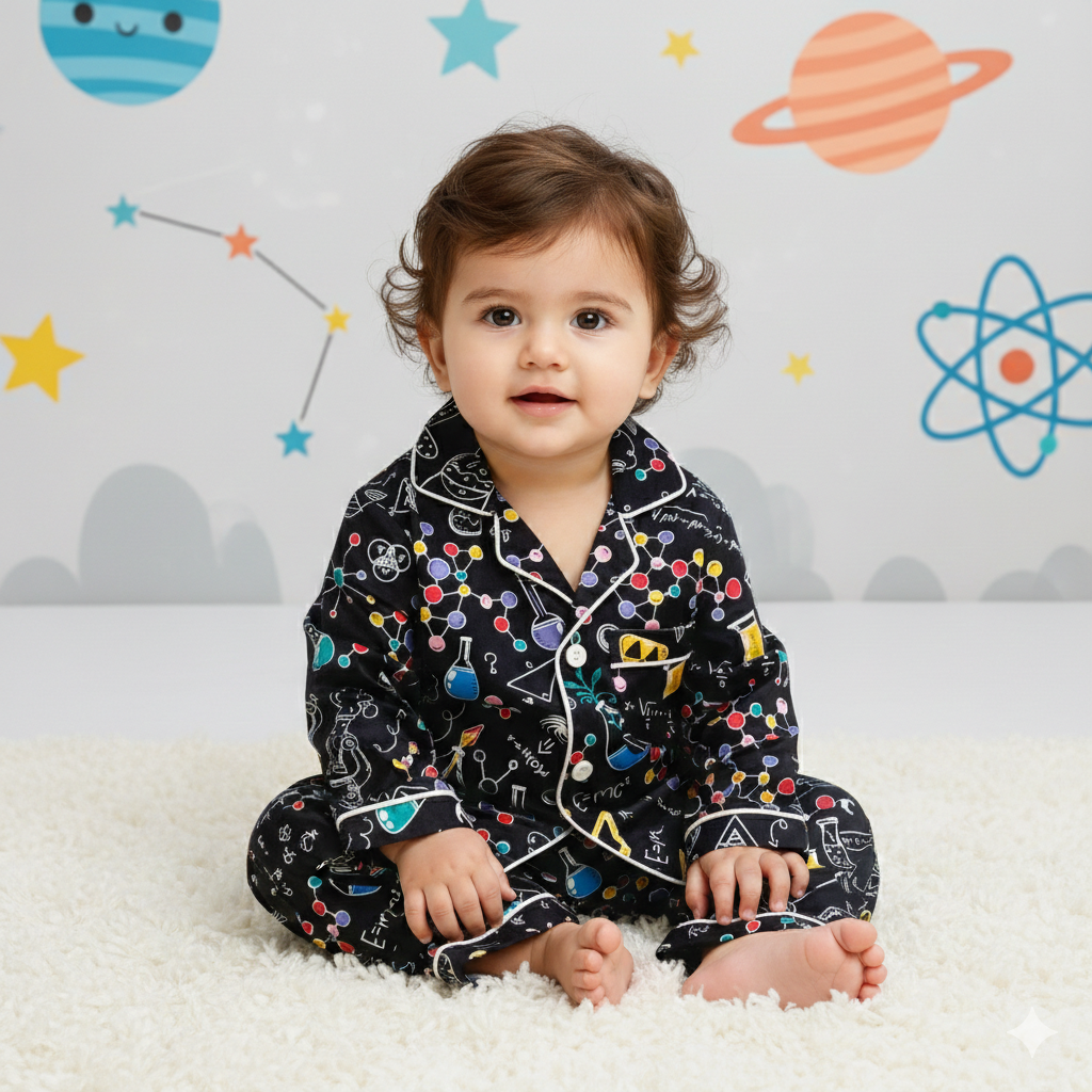Little Einstein Unisex kids Night Suit Set