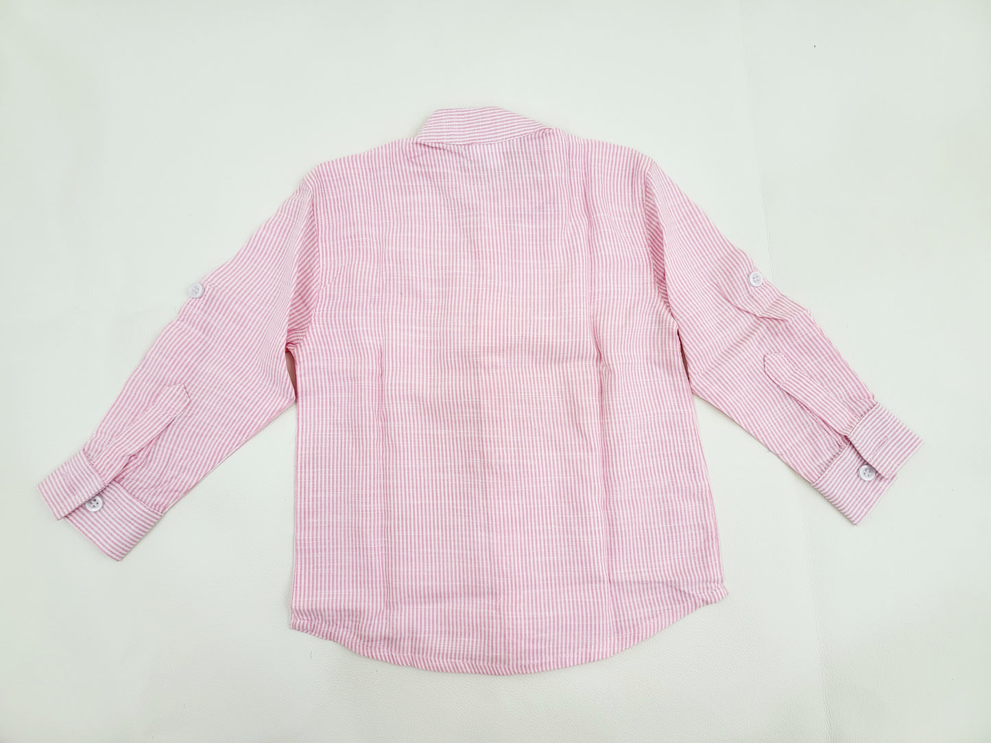 Dapper Pink Stripes Shirt for Boys