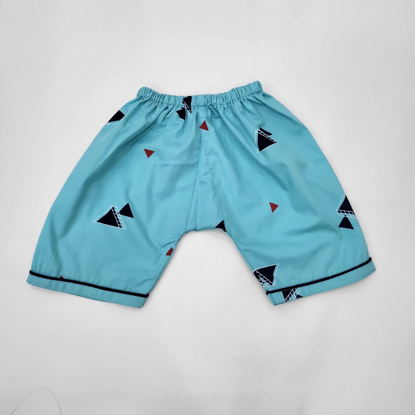 boys blue shorts 2 pc set