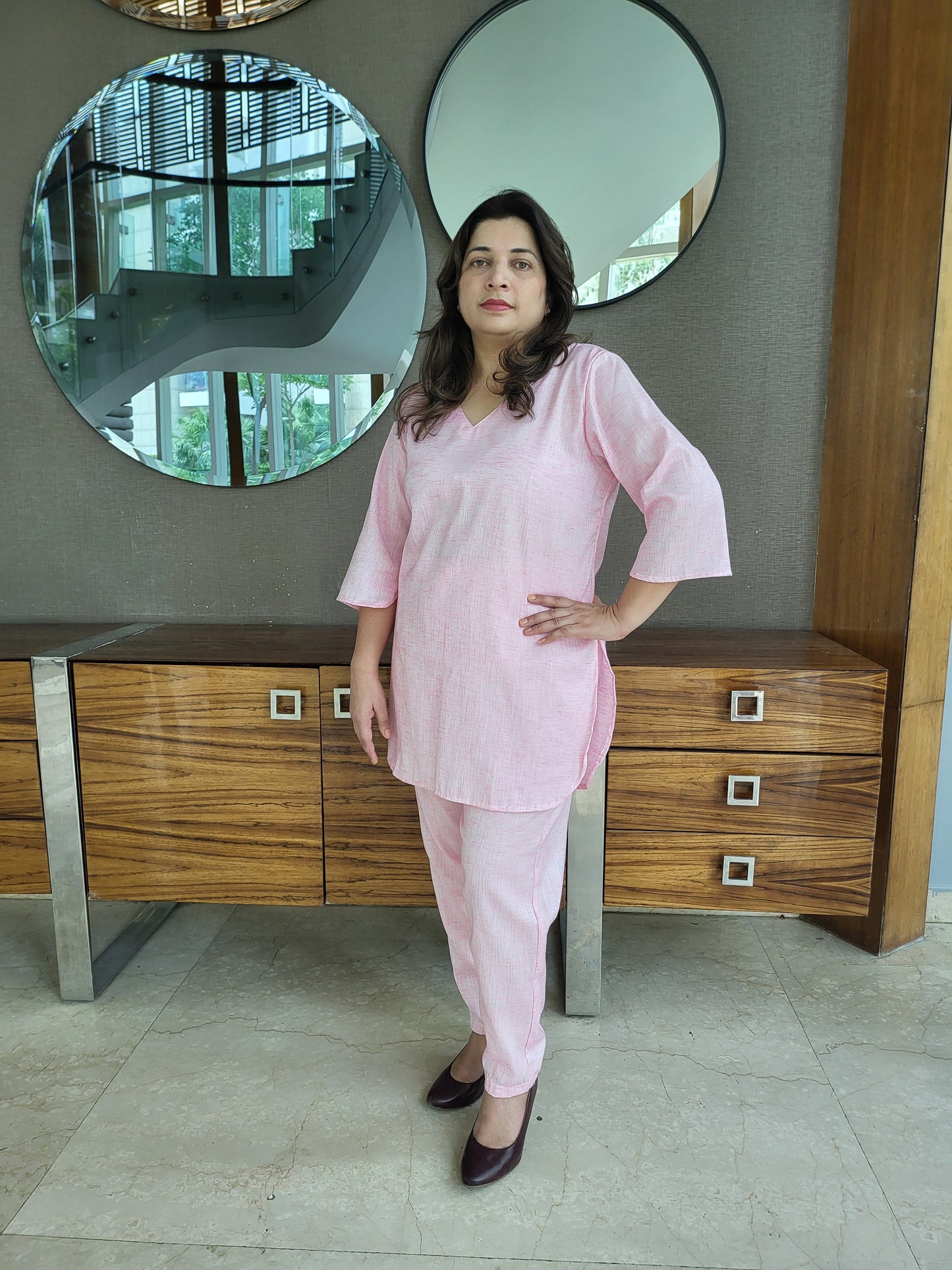 Powdered Rose Loungewear Set for Women
