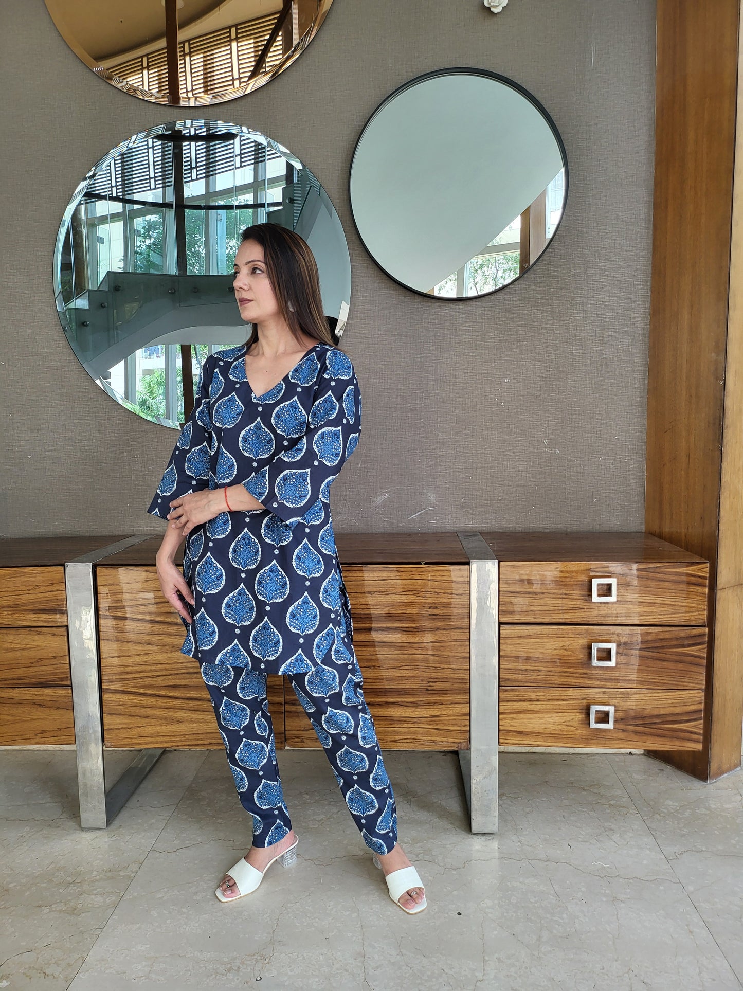 Indigo Charm Loungewear Set for Women