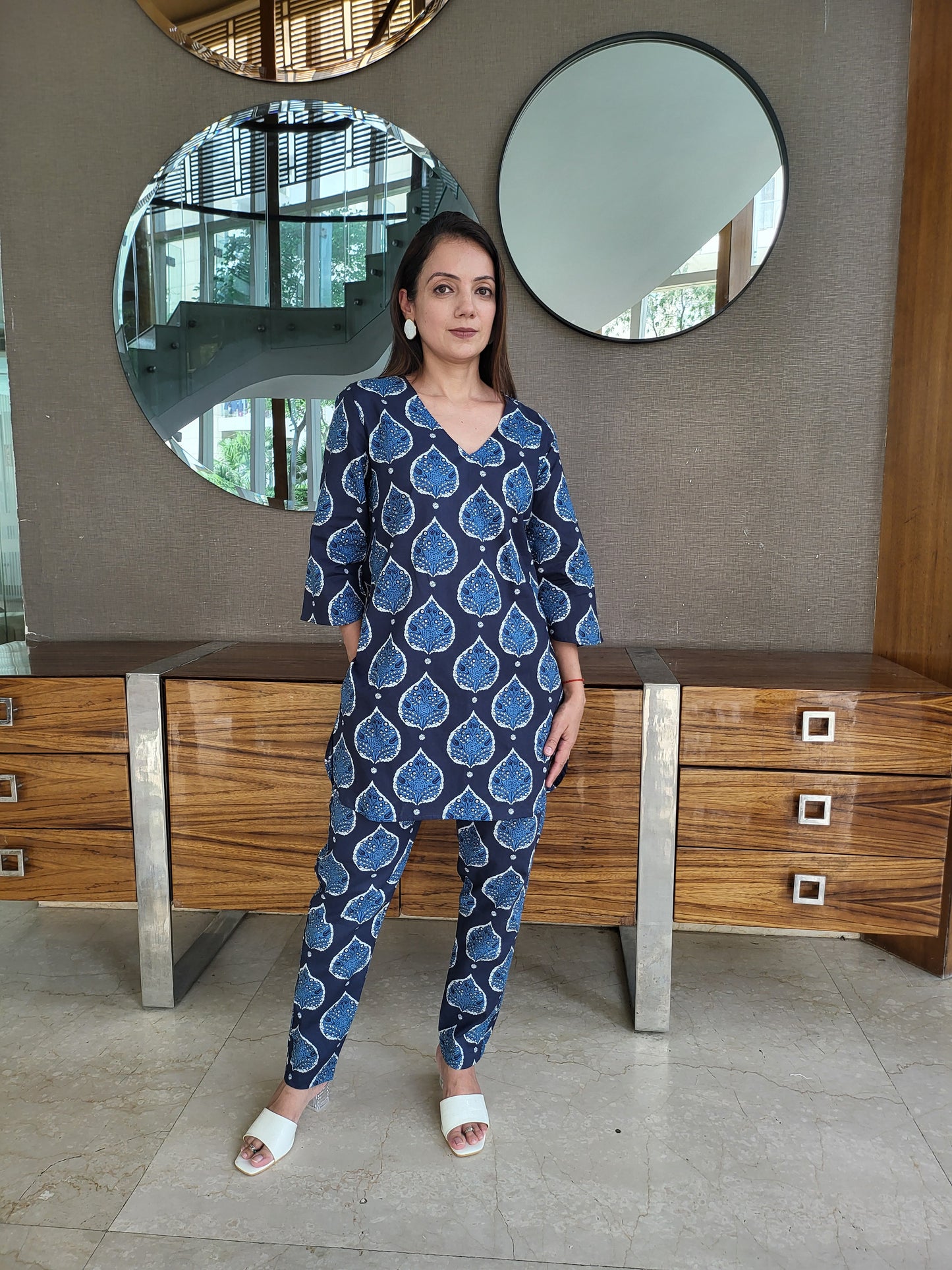 Indigo Charm Loungewear Set for Women