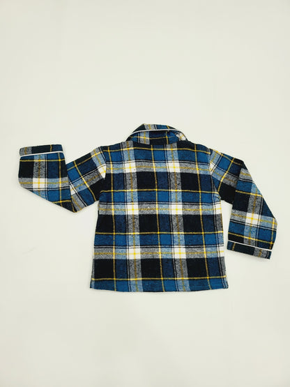 Midnight Check Dreamers Flannel Winter Nightsuit Set for Kids