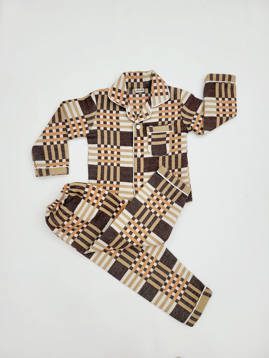 Cocoa Cozy Flannel Winter Nightsuit