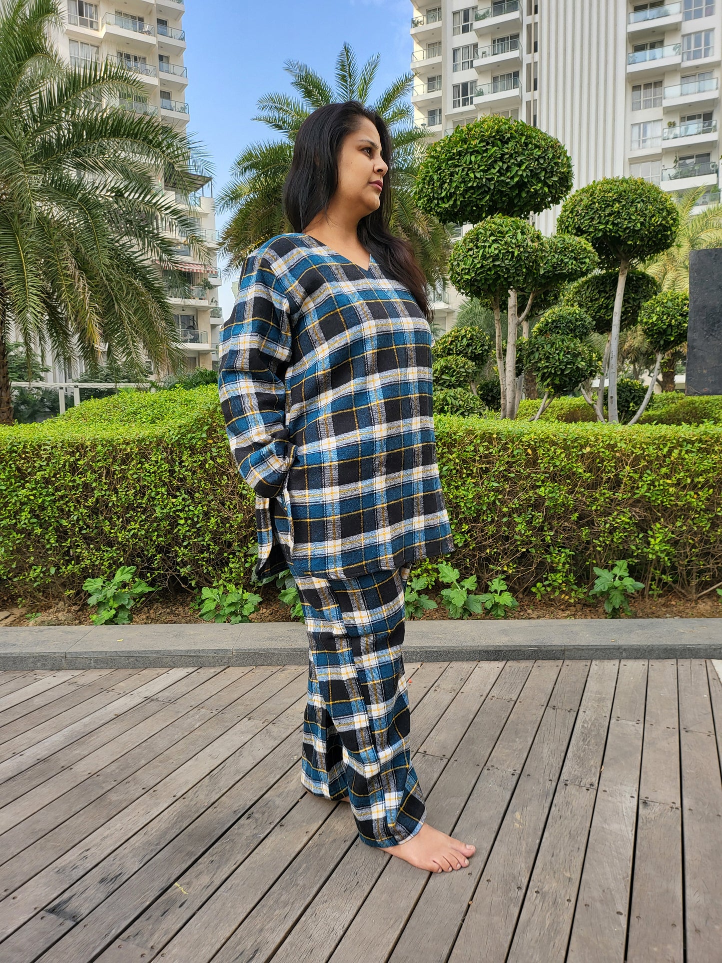 Ocean Breeze Winter Loungewear Set for Women