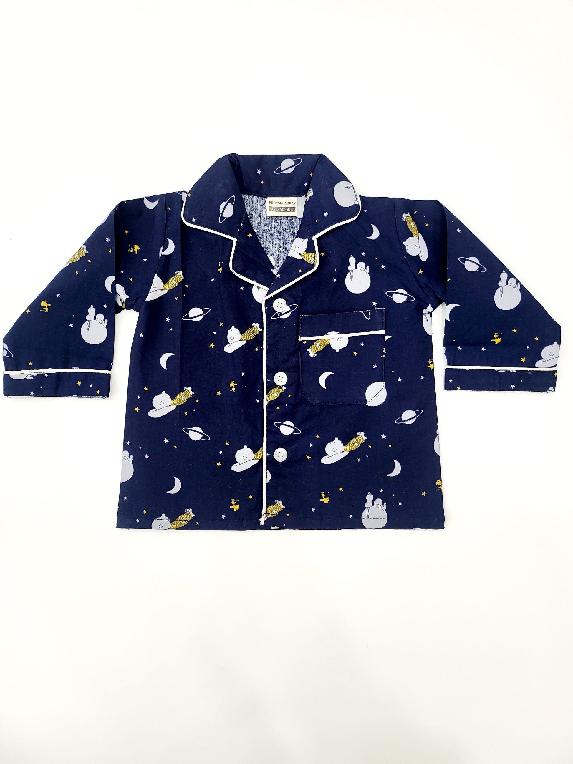 Pure cotton Sleeping man Universe Pajama set
 