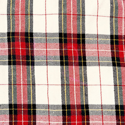 Red Checkered Kids Flannel Winter Unisex Nightsuit Set