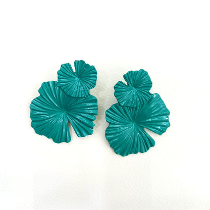 Magical Green Contemporary stud earings