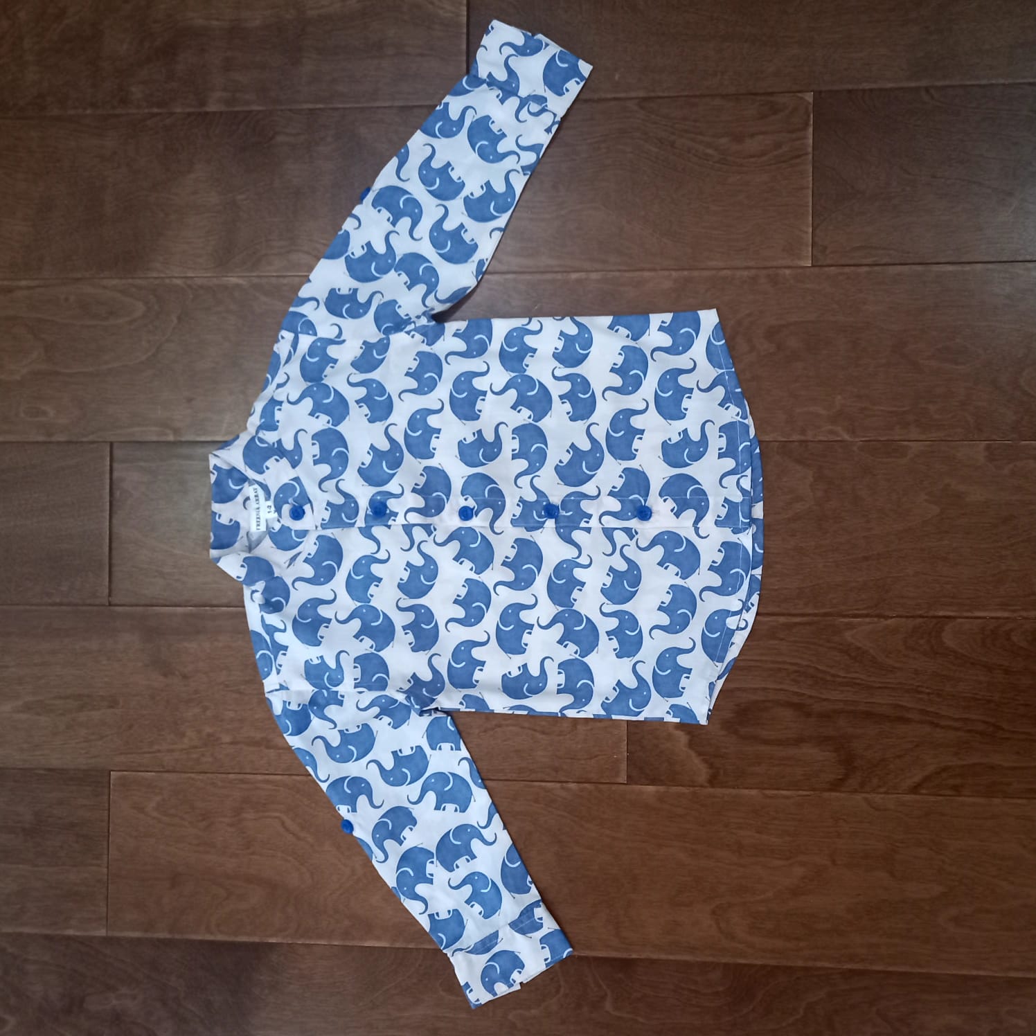 Elephant print shirt for boys