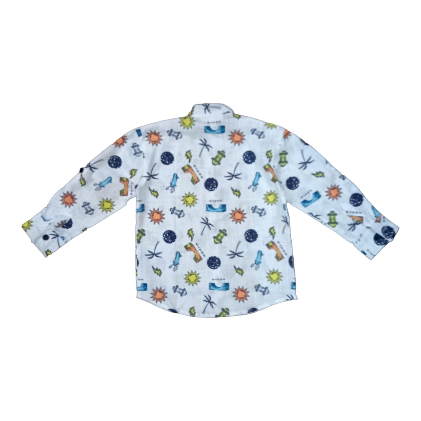 Freesia Array Wheels of Fun Skate Shirt for Boys