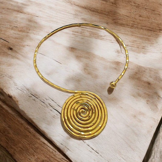 Spiral Choker Necklace