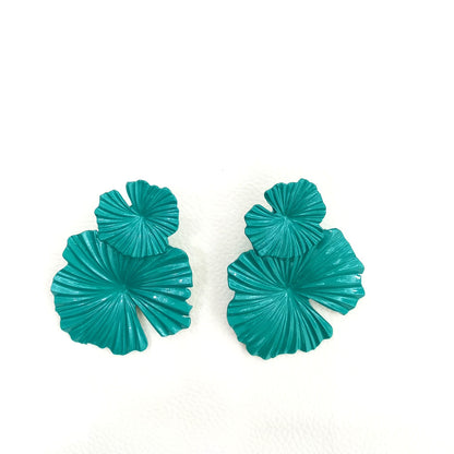 Magical Green Contemporary stud earings