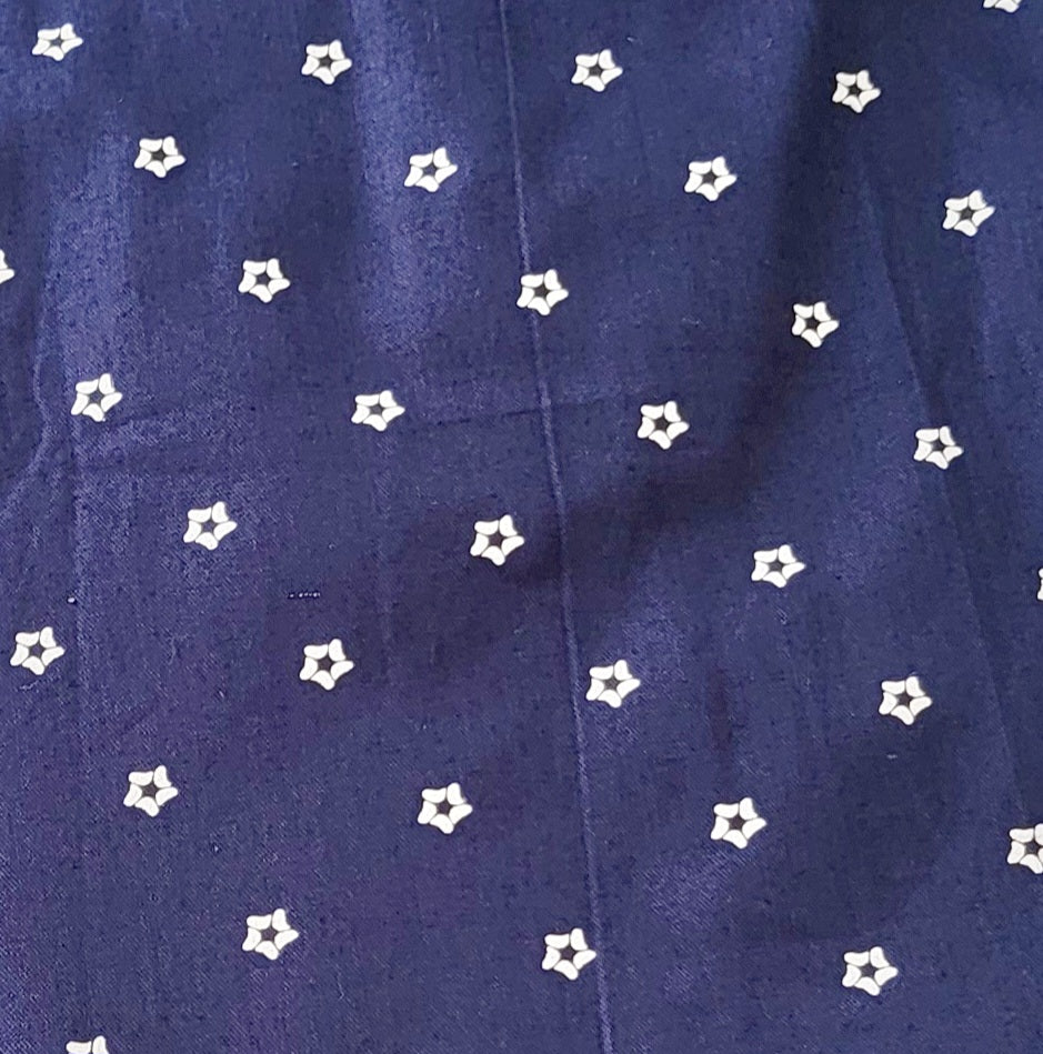 Star print for kurta shirt for young boys
