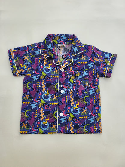Super Space Unisex Cotton Night Suit Set
