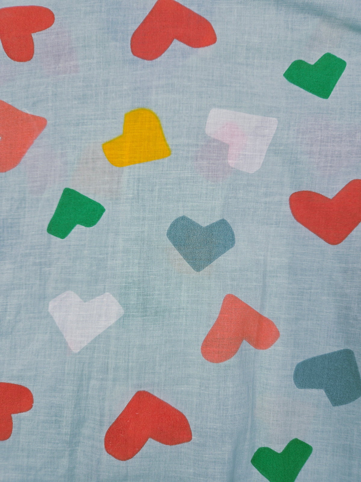 Pure Cotton Multi-Color Heart Print Unisex Nightsuit Set