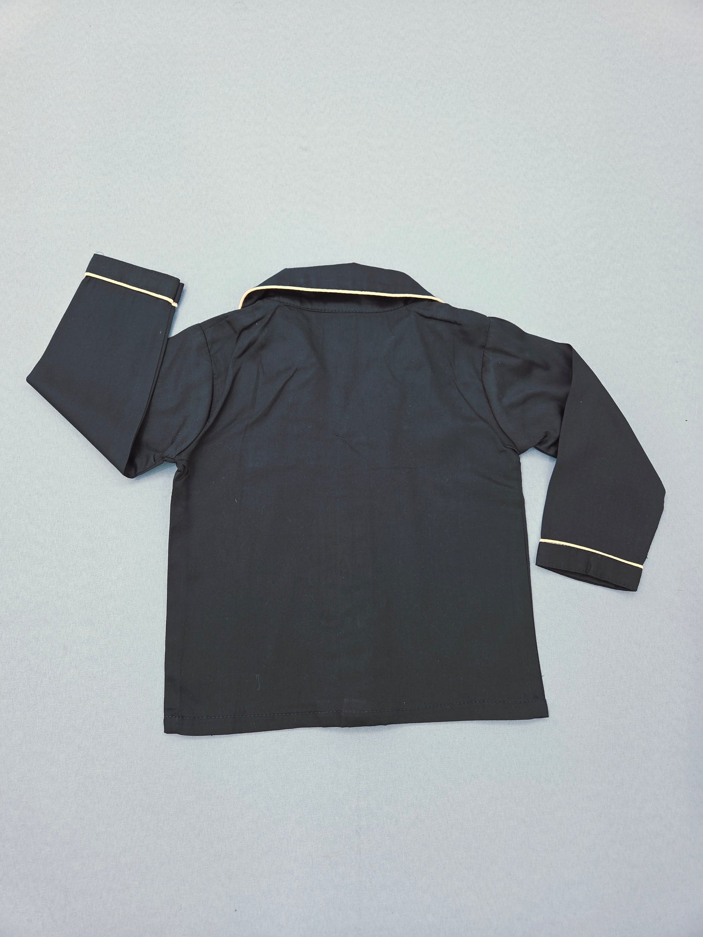 Pure Cotton Classic Navy Blue Unisex Nightsuit Set
