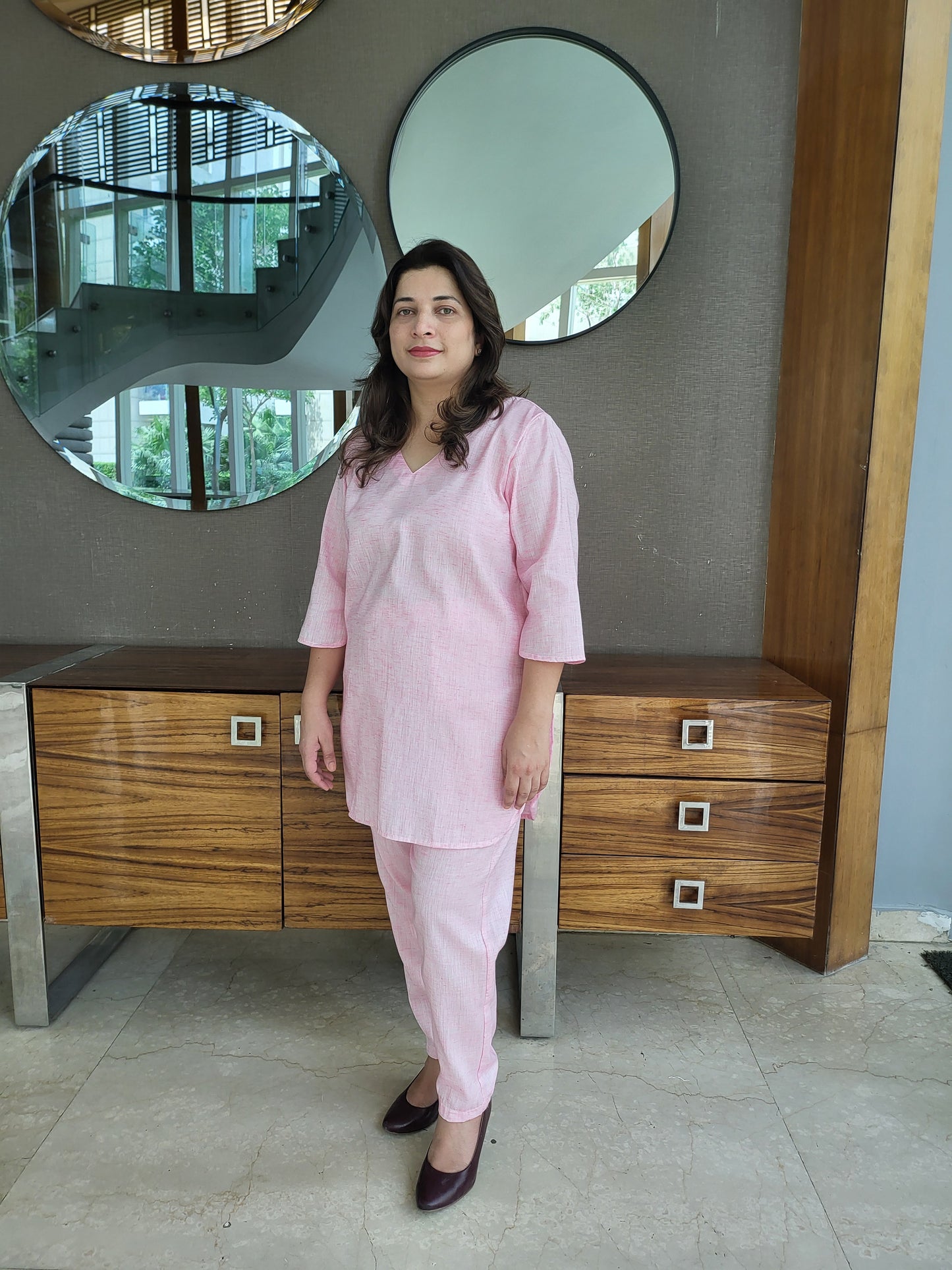 Powdered Rose Loungewear Set for Women