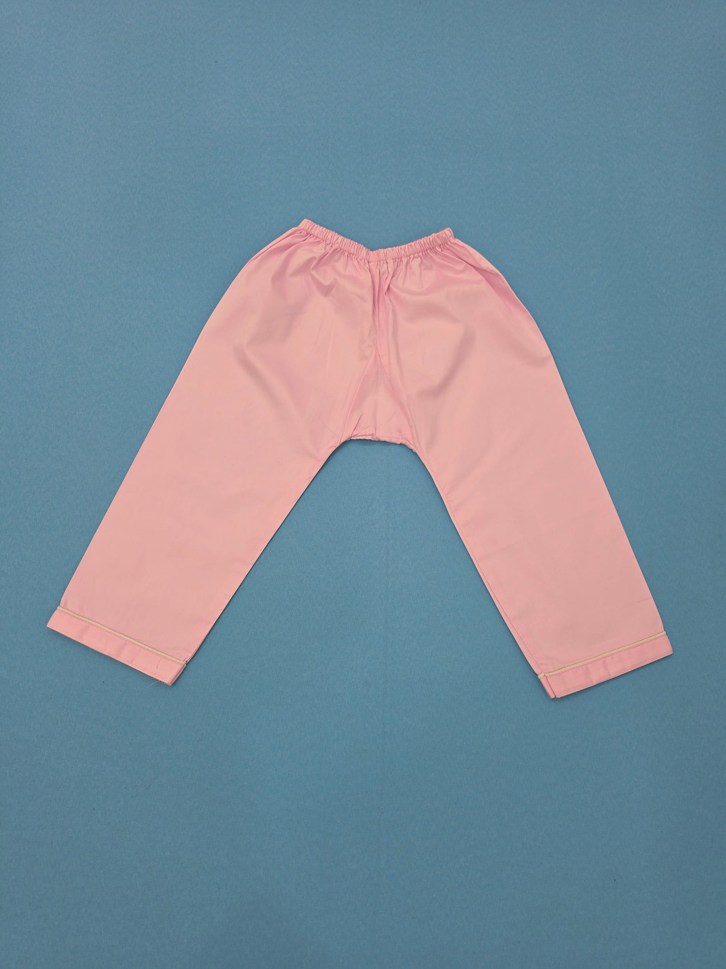 Pure Cotton Classic Baby Pink Unisex Nightsuit Set