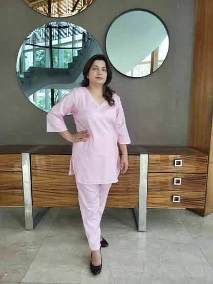 Powdered Rose Loungewear Set for Women