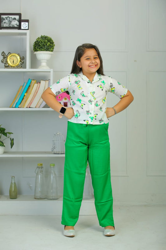 Buy online premium kidswear Freesia Array Butterfly Print Co-Ord set