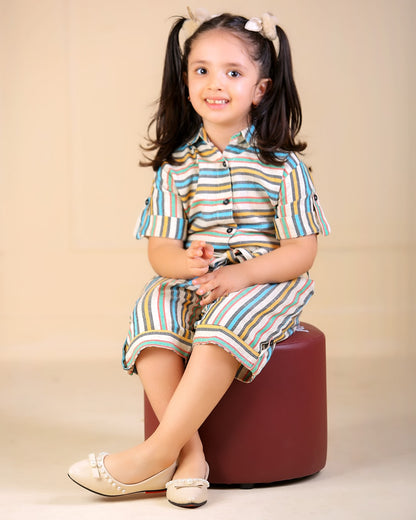 order online premium best quality jumpsuit with belt for kids for gifting